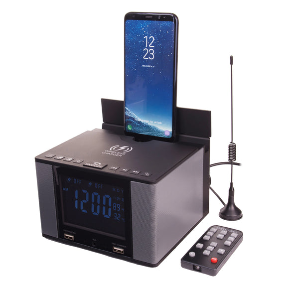 SonicCharge-Bluetooth Speaker+Wireless Charger+Universal Phone Charger and More